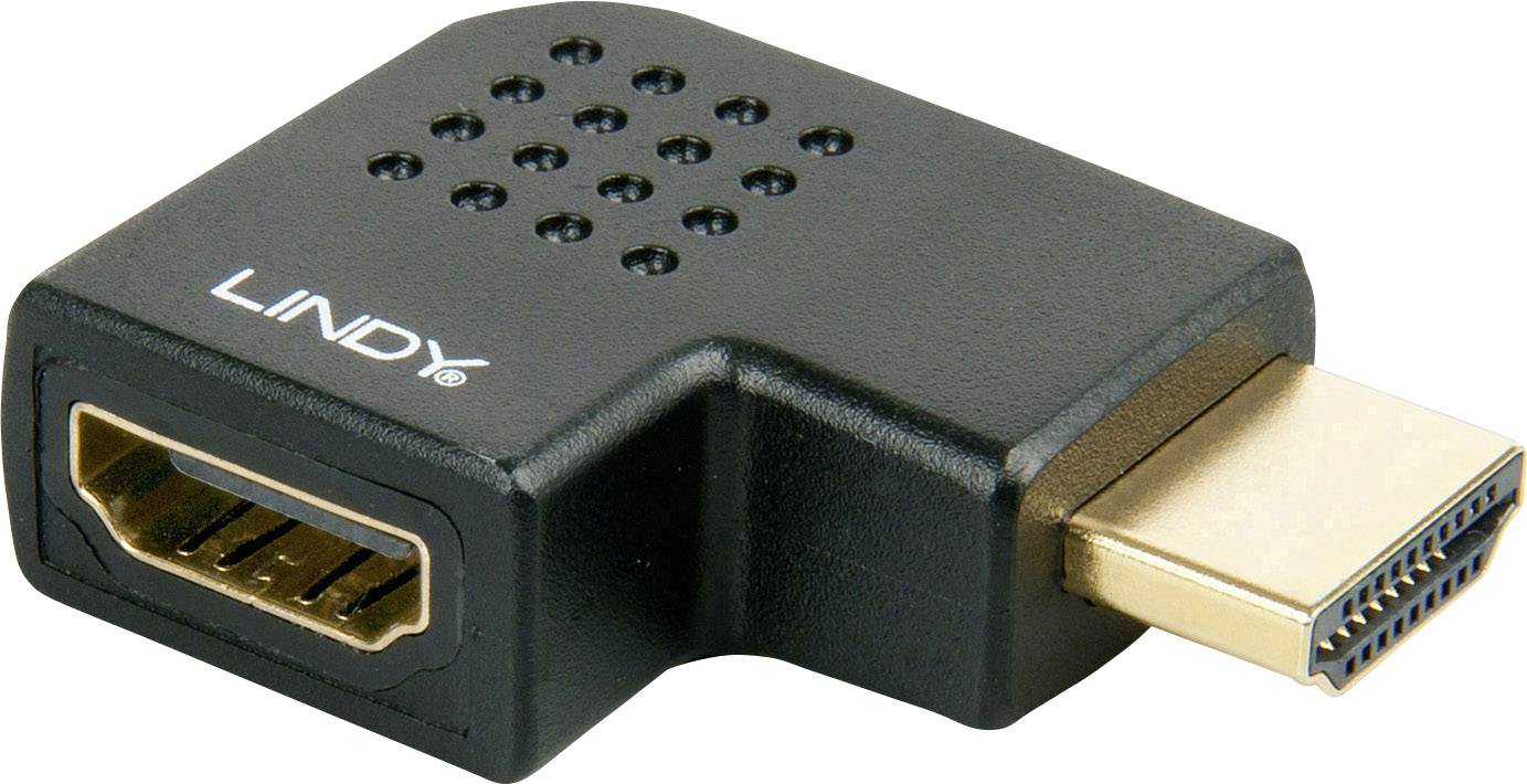 LINDY 41357 HDMI Adapter [1x HDMI-Buchse - 1x HDMI-Stecker] Schwarz