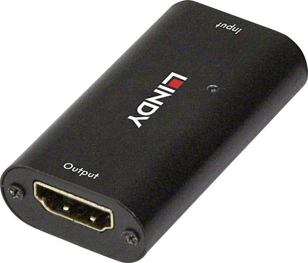 LINDY LINDY HDMI 2.0 18G UHD/HDR Repeater Ext.  HDMI Extender über Signalkabel 10 m