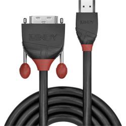 HDMI / DVI prepojovací kábel LINDY 36271, 1.00 m, čierna