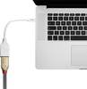 LINDY 41021 DisplayPort / Mini-DisplayPort Adapterkabel [1x DisplayPort Buchse - 1x Mini-DisplayPort Stecker] Weiß 15.00 cm