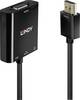 LINDY HDMI / VGA Adapterkabel HDMI-A Stecker, VGA 15pol. Buchse 0.10 m Schwarz 38285 mit USB HDMI-Kabel