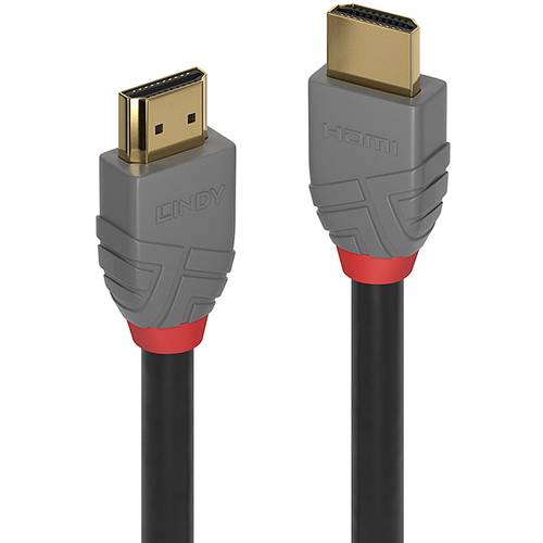 LINDY HDMI Anschlusskabel HDMI-A Stecker, HDMI-A Stecker 1.00 m Schwarz 36962 4K UHD HDMI-Kabel