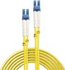 LINDY 47451 Glasfaser LWL Anschlusskabel 2.00 m Gelb [1x LC-Stecker - 1x LC-Stecker] 9/125 µ Singlemode OS2
