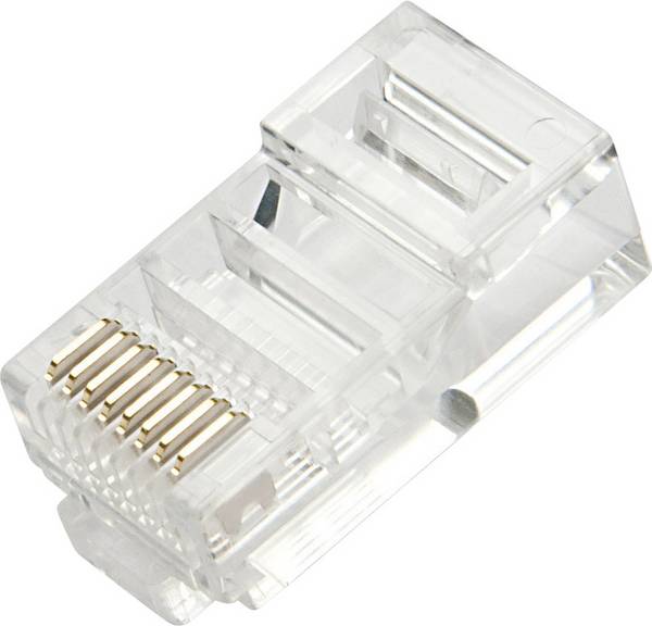 LINDY RJ45 Netzwerk Adapter CAT 5e   Transparent