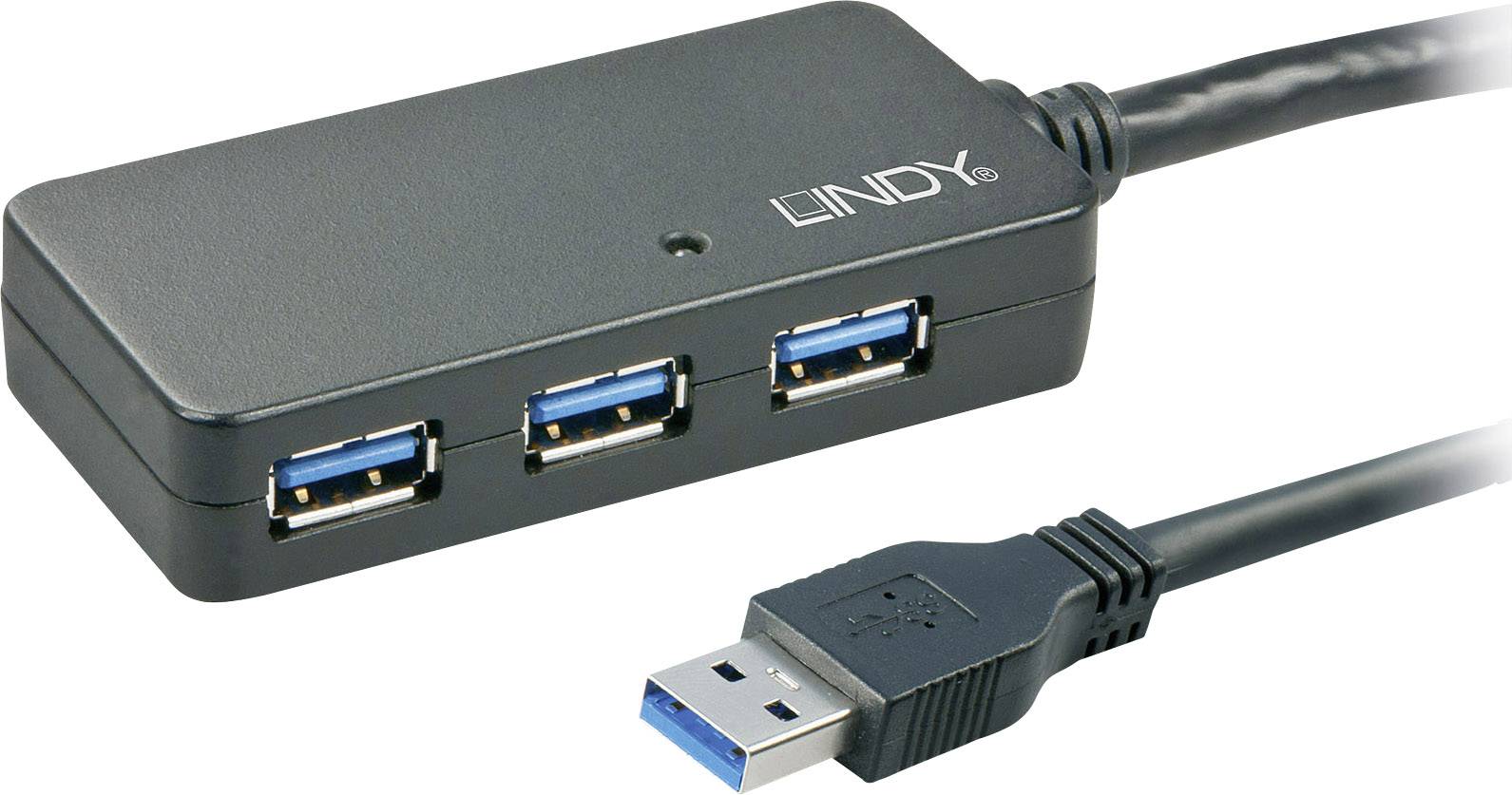 LINDY USB 3.0 Aktivverlängerungs-Hub Pro 10m 4 Port 8m Segment