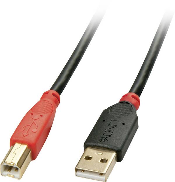 LINDY USB-Kabel  USB 2.0 USB-A Stecker, USB-A Buchse 15.00 m Schwarz Aktiv mit Signalverstärkung 42762