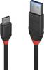 LINDY USB-Kabel USB 3.2 Gen1 USB-C® Stecker, USB-A Stecker 0.50 m Schwarz 36915