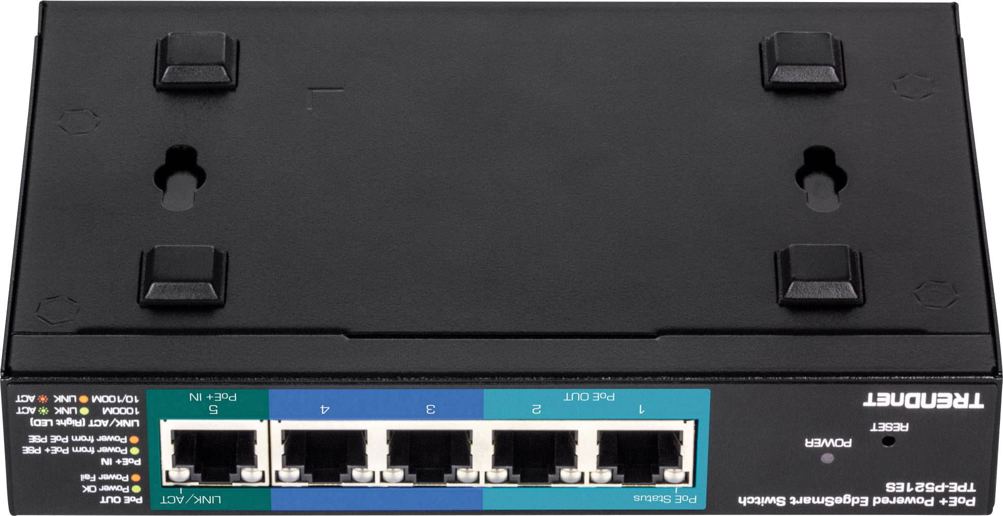 TRENDNET Switch  5-Port Gbit EdgeSmart PoE+ 18 W Metall