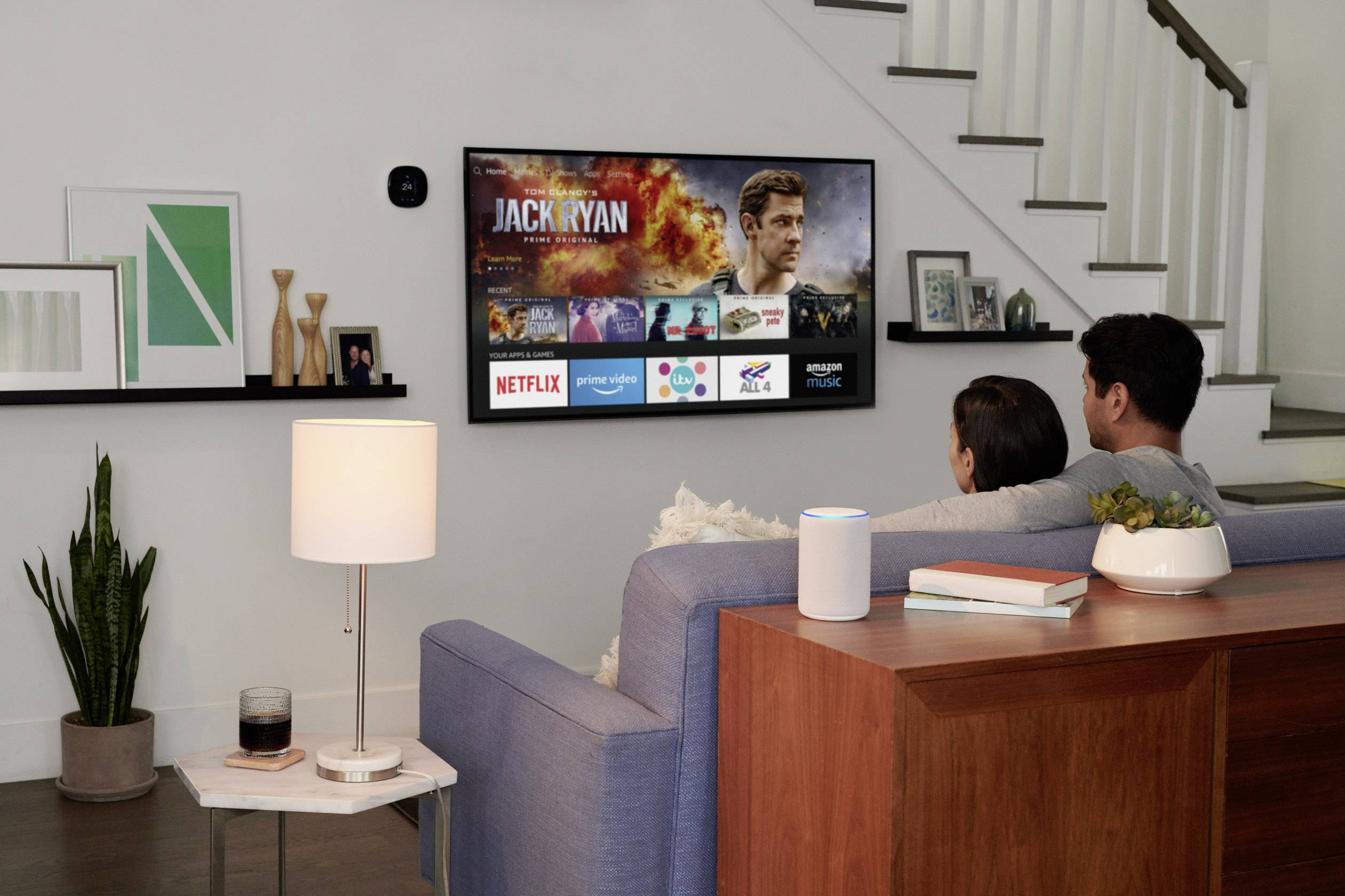 amazon echo Plus 2. Generation Sprachassistent Grau-4