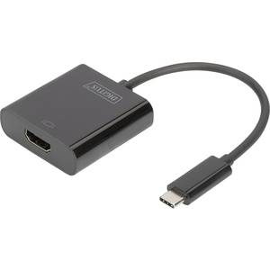 Digitus Usb Hdmi Adapter 1x Usb C Stecker 1x Hdmi Buchse Schwarz 15 00 Cm Kaufen