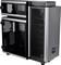'Thermaltake Level 20 XT'-PC-Gehäuse in Schwarz und Silber mit transparenten Seitenteilen, offenen Kammern und USB-Anschlüssen oben.