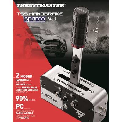 Thrustmaster 4060107 Handbremse USB PC Schwarz, Chrom – Conrad