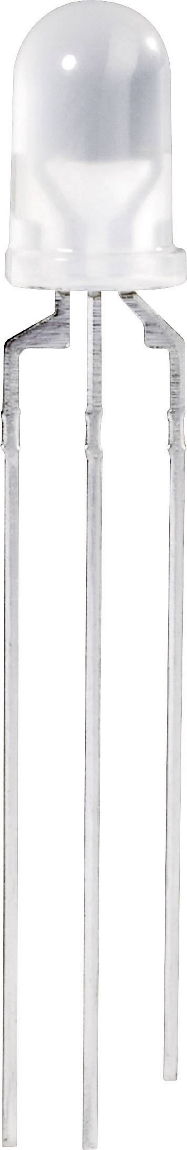 Vossloh Schwabe CQX 95 LED mehrfarbig Rot, Grün Rund 5 mm 90 mcd, 70 mcd 60 ° 20 mA 2 V, 2.1 V