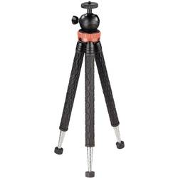 Trojnohý stativ Hama Traveller Pro , 1/4palcové, min./max.výška 23 - 105 cm, černá, stříbrná, červená