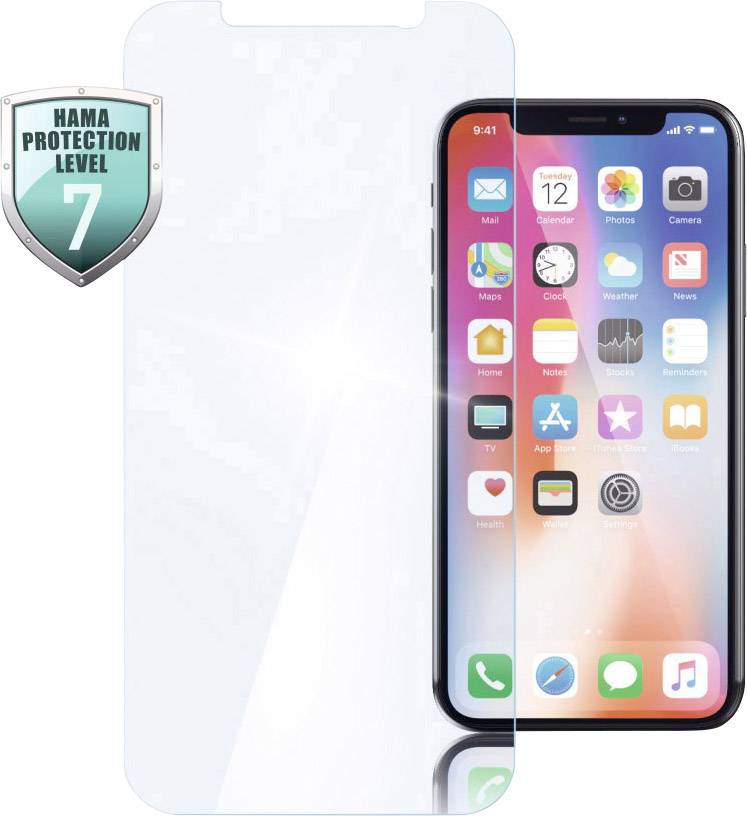 HAMA Essential Line Protective Glass - Bildschirmschutz-Kit - durchsichtig - für Apple iPhone 11 Pro