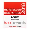 'Hersteller des Jahres 2018' Award-Logo für ASUS Mainboards von HardwareLuxx.