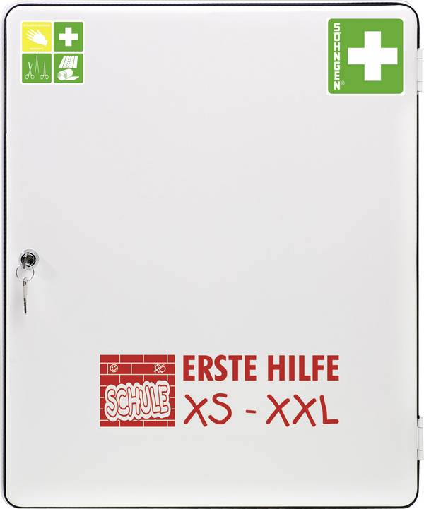 Söhngen  0550109 Verbandsschrank (B x H x T) 452 x 552 x 170 mm Verbandskasten für Schule