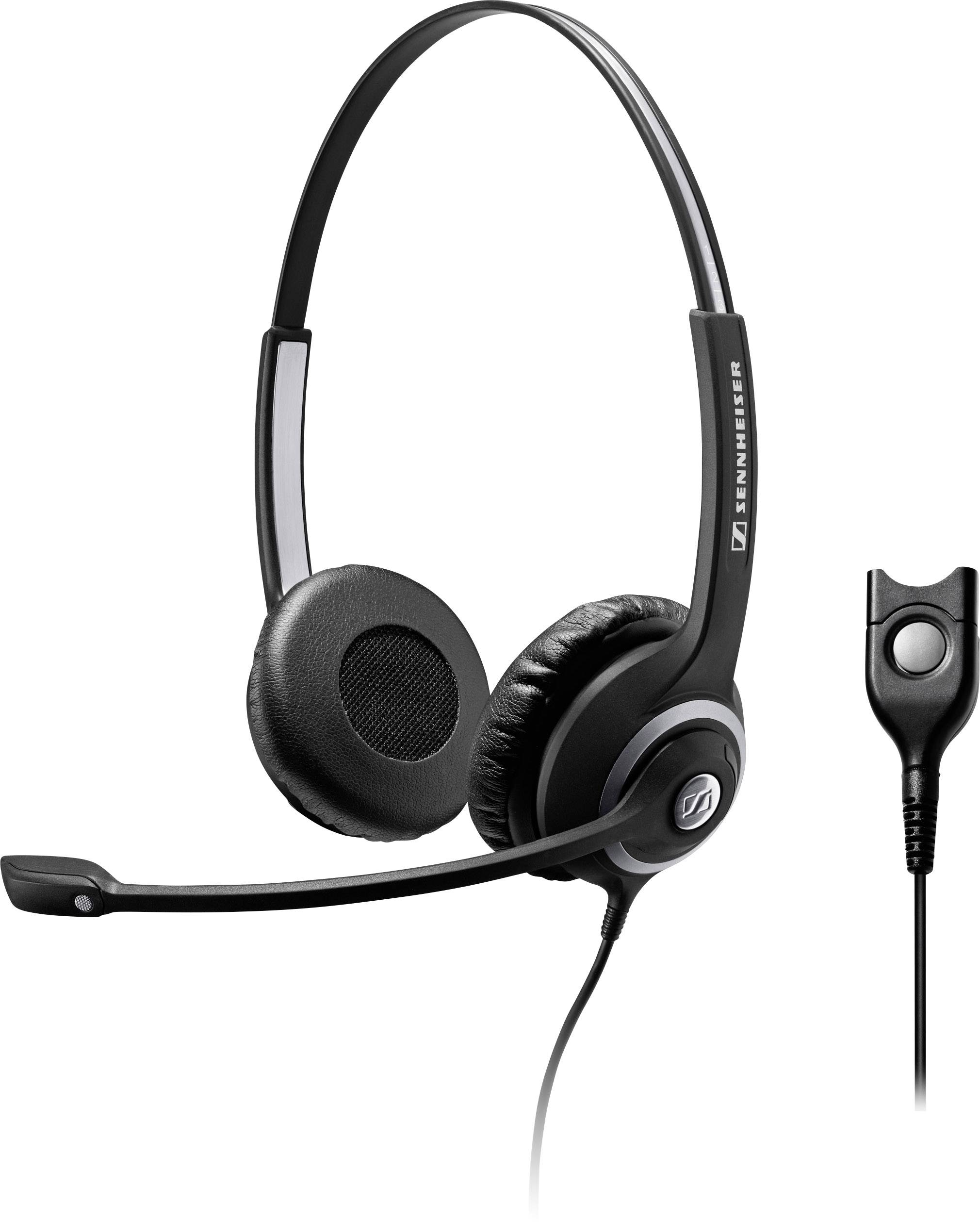 SC 262 Telefon-Headset EasyDisconnect schnurgebunden On Ear Schwarz, Silber