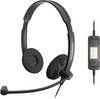 EPOS Impact SC 60 USB ML On Ear Headset kabelgebunden Stereo Schwarz Mikrofon-Rauschunterdrückung, Noise Cancelling Lautstärkeregelung, Mikrofon-Stummschaltung Telefon