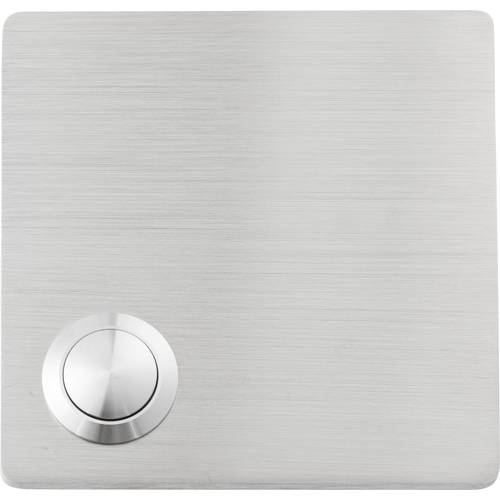 Heidemann 70548 Klingeltaster 1fach Edelstahl 48 V AC/2 A