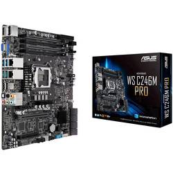 Image of Asus MB WS C246M PRO C246 PCH Mainboard Sockel (PC) Intel® 1151 Formfaktor (Details) Micro-ATX Mainboard-Chipsatz Intel®
