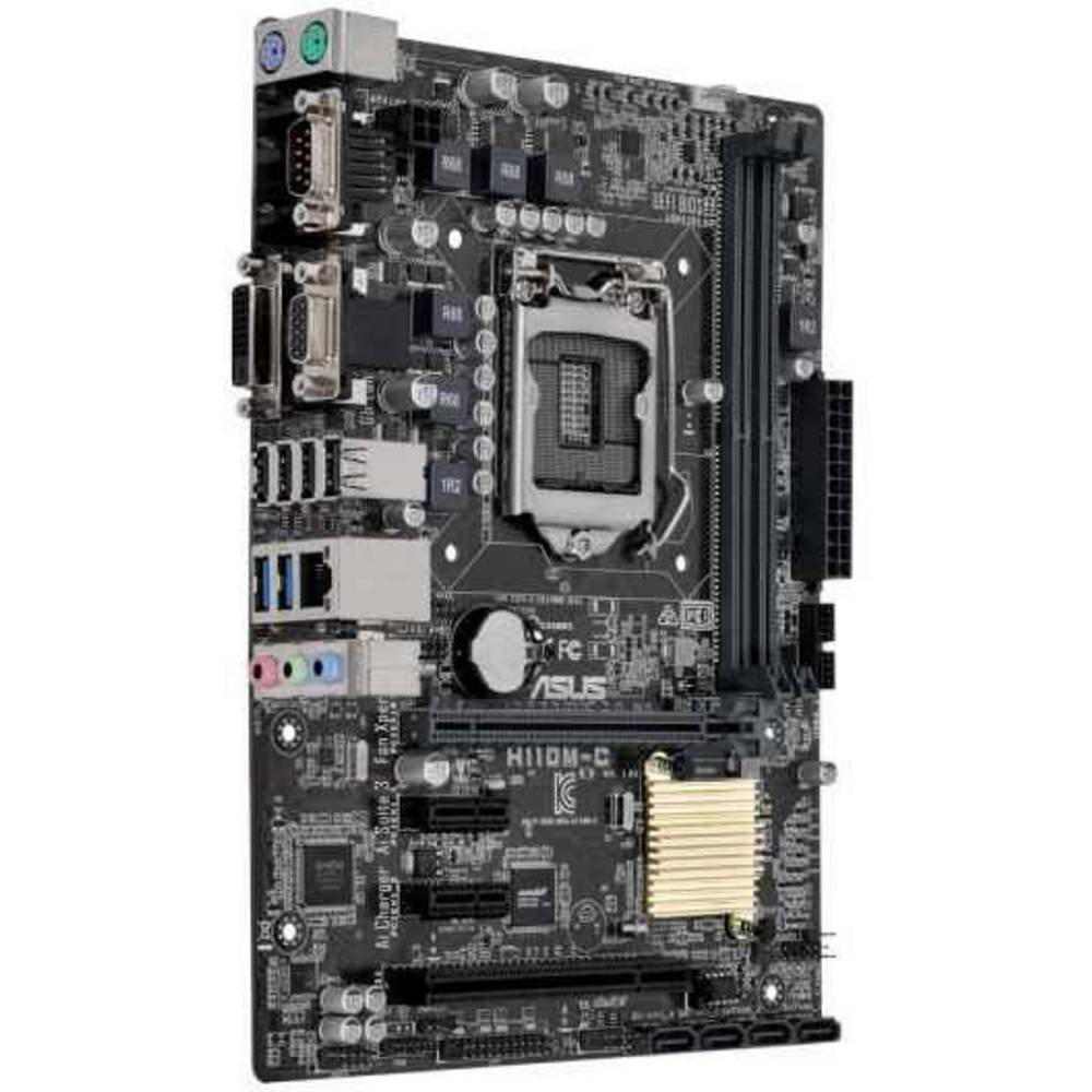Asus H110M-C/CSM mATX Mainboard Sockel Intel® 1151 Formfaktor Micro-ATX
