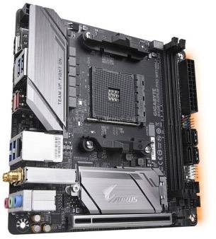 Gigabyte B450 I AORUS PRO WIFI Mainboard Mainboard Sockel (PC) AMD® AM4 Formfaktor (Details) Mini-ITX Mainboard-Chipsatz-1