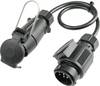 AS Schwabe 60467 Anhänger Adapter [Stecker 13polig - Steckdose 7polig] Kunststoff