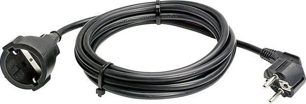 AS Schwabe 50312 Strom Verlängerungskabel Schwarz 3.00 m H05VV-F 3G 1,5 mm²