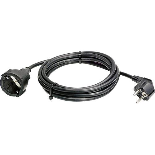 AS Schwabe 50312 Strom Verlängerungskabel Schwarz 3.00 m H05VV-F 3G 1,5 mm²