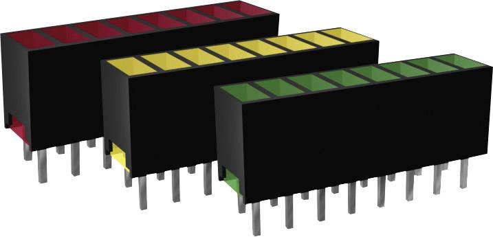 SIGNAL CONSTRUCT LED-Reihe 8fach Gelb (L x B x H) 20 x 7 x 4 mm Signal Construct ZAQS 0817