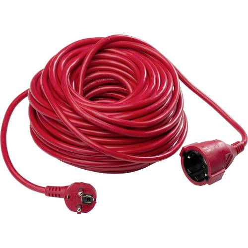 AS Schwabe 51153 Strom Verlängerungskabel 16 A Rot 15.00 m H05VV-F 3G 1,5 mm²