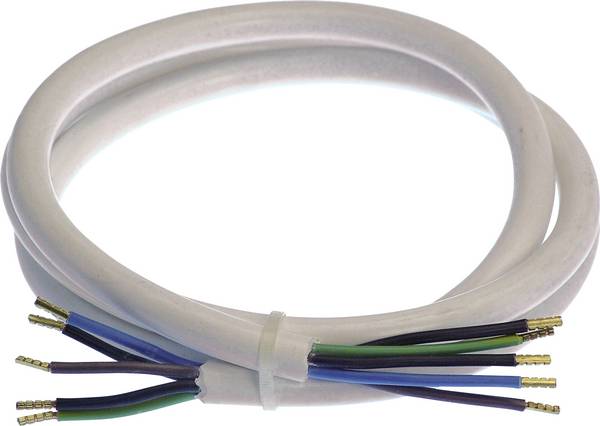 AS Schwabe 70868 Strom Anschlusskabel  Weiß 3.00 m