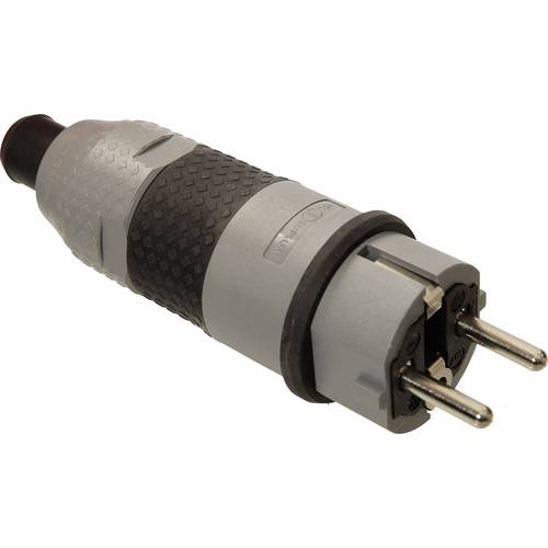 Thumbnail - AS Schwabe 62232 Schutzkontaktstecker Kunststoff 230 V Grau IP54