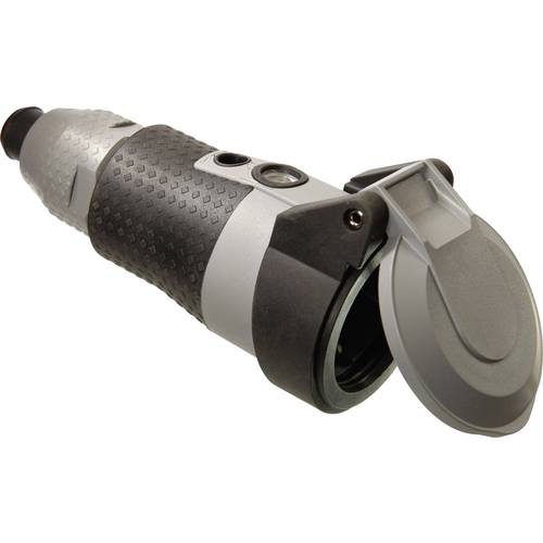 AS Schwabe 62242 Schutzkontaktkupplung Kunststoff 230 V Grau IP54