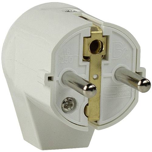 AS Schwabe 45041 Schutzkontakt-Winkelstecker Kunststoff 230 V Weiß IP20