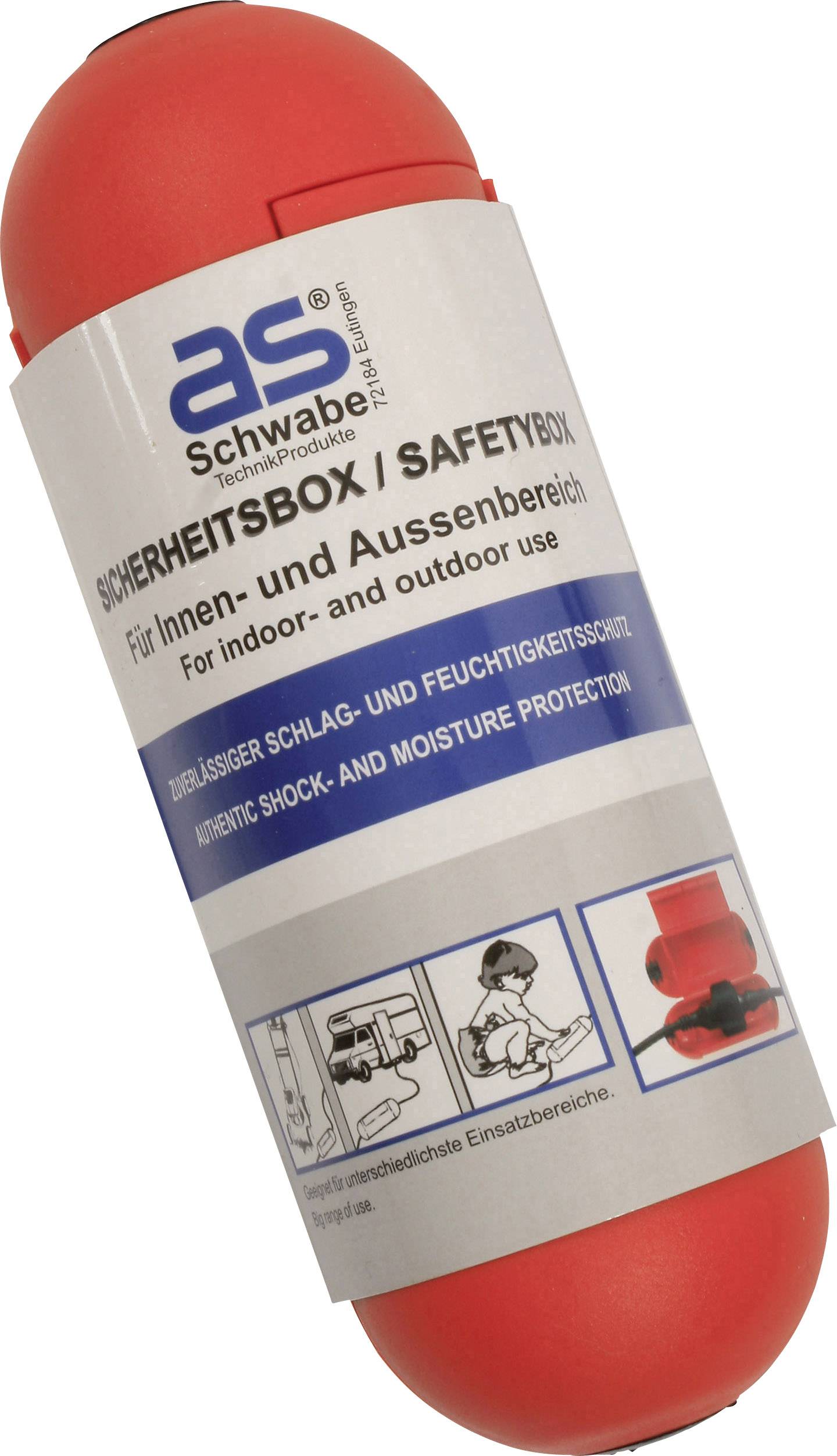 AS-SCHWABE as - Schwabe 48707 Steckerbox 1 Stück Rot