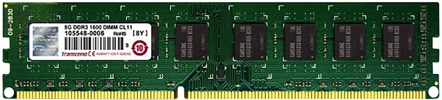 DDR3-RAM 8GB 1333MHz ECC-DIMM CL11 Transcend