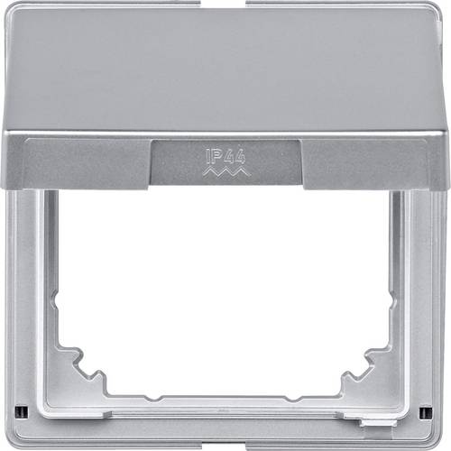 Thumbnail - Merten Zwischenrahmen Abdeckung Aquadesign Aluminium 516560 1 St.