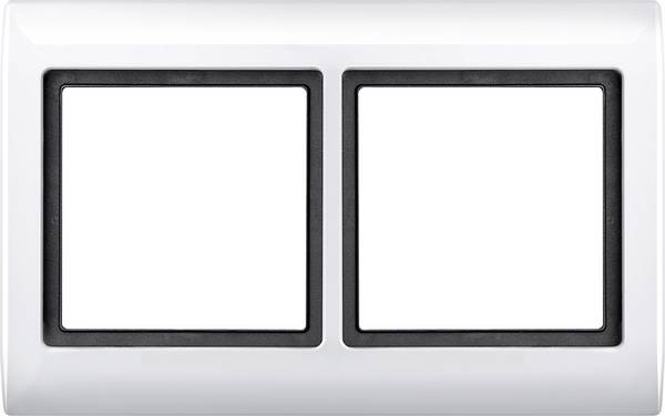 Merten Rahmen Abdeckung Aquadesign Polarweiß 400219 1 St.