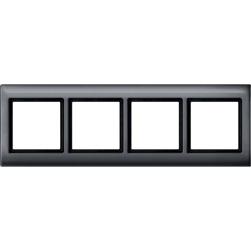 Thumbnail - Merten Rahmen Abdeckung Aquadesign Anthrazit 400414 1 St.
