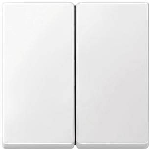 Thumbnail - Merten Abdeckung Wechselschalter System M Polarweiß 433519 1 St.