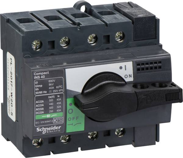 Schneider Electric 28901 Lasttrennschalter 40 A 250 V/DC, 500 V/AC 1 St.