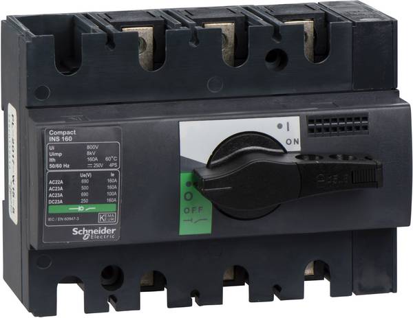 Schneider Electric 28912 Lasttrennschalter verriegelbar 160 A 125 V/DC, 690 V/AC 1 St.