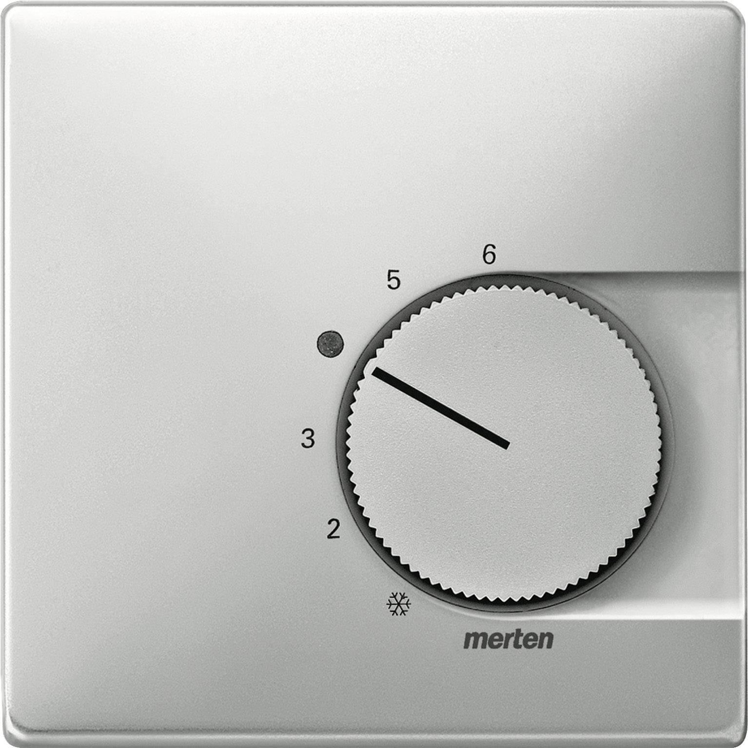 MERTEN MERTEN Zentralplatte Raumtemp edst mt System Fläche 537446 div.Symbole