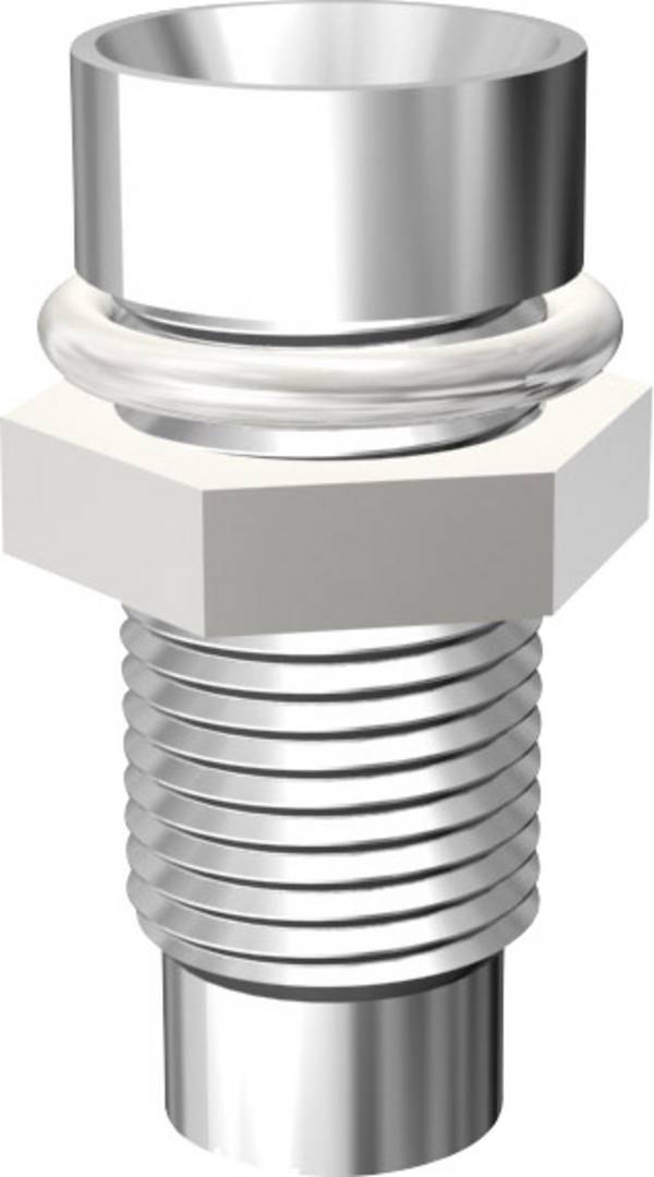 Signal Construct SMZ1069 SMZ1069 LED-Fassung Metall Passend für (LEDs) LED 3 mm Schraubbefestigung