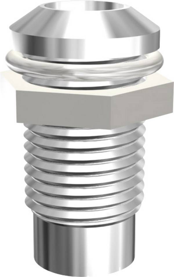 Signal Construct SMQ1089 SMQ1089 LED-Fassung Metall Passend für (LEDs) LED 5 mm Schraubbefestigung
