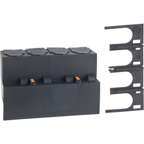 Schneider Electric 19077 Klemmenabdeckung Passend für (Details): FI-Block Vigi NG125- 3P Anthrazit-Grau 1 St.