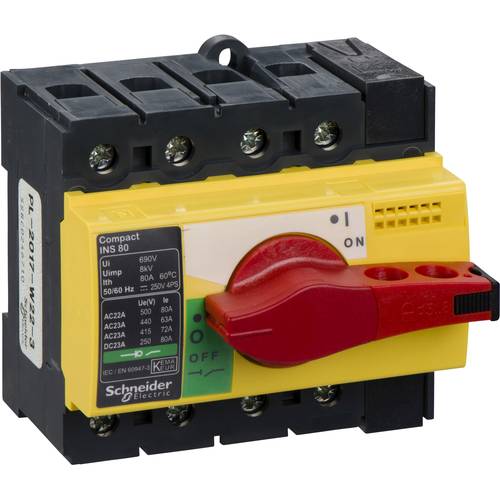 Schneider Electric 28921 Lasttrennschalter 80 A 250 V/DC, 500 V/AC 1 St.