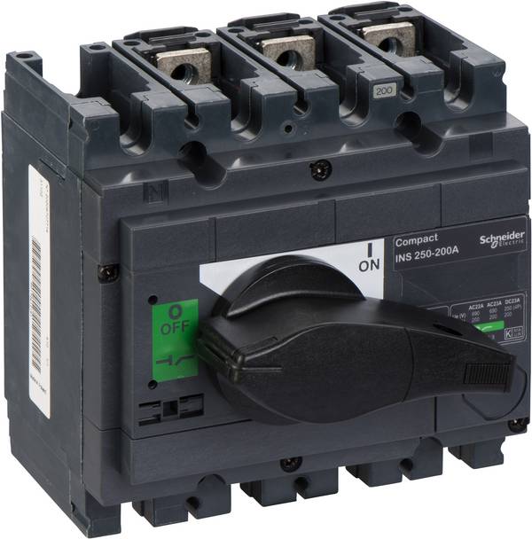 Schneider Electric 31102 Lasttrennschalter 200 A 125 V/DC, 690 V/AC 1 St.